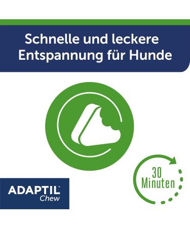 Adaptil Chew for Dogs - Anti-Stress Snack | Natural Fast Relaxation | 30 Pieces - Buy Online on GoSupps.com