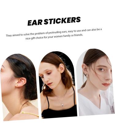 60pcs Silicone Elf Ear Stickers | Cosmetics Correction Patch | Transparent Silica Gel Ear Corrector - 3.7x1.6cm - Buy Online on GoSupps.com