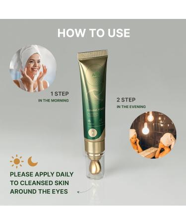 MyIDi Firming Power Under Eye Serum - Hydrating Dark Circle Eye Cream with Caffeine & Vitamin C & E - Anti Aging & Repairing - Vegan & Cruelty-Free 15 ml - Buy Online on GoSupps.com