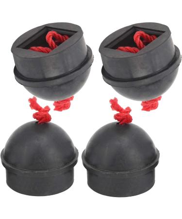 Vbest Life 4pcs Cue Chalk Holder Set - Pool Chalk Holders with Rubber Cap and String - Buy Online on GoSupps.com