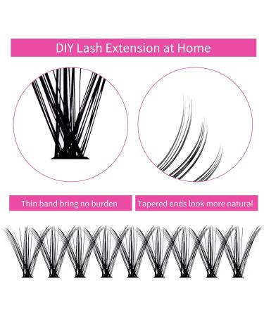 30D 0.07 D Curl Cluster Lashes 12-18mm Mixed Trays - DIY Eyelash Extensions at Home - Buy Online on GoSupps.com