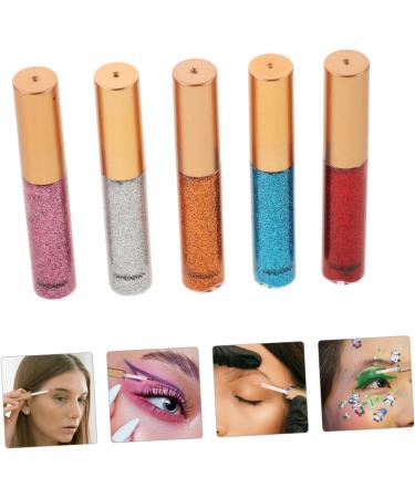 WOONEKY 5pcs Eyeliner Long Lasting Eyeshadow Glitter Liquid Eyeshadow - Buy Online on GoSupps.com
