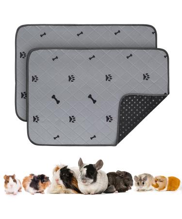 Pick for Life 4 pieces Pipi Pads for guinea pigs 4 layers of super absorbent small animal Pee Pads washable and reusable pet hygiene pad for hamsters rabbits dogs 30*30cm (4 pieces)