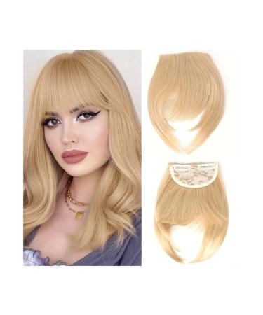 Clip in Fringe Synthetic Hair Frange Bangs Clip In Hair Extensions Natural False Hair Blunt Bangs for Women Daily Use Hair Accessories Bangs Hair Clip(18-613) 10inches 18-613