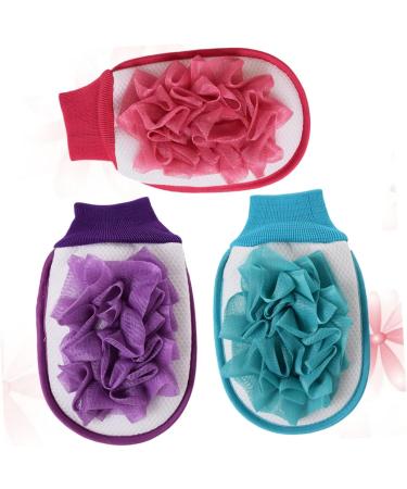 Buy Beavorty 9 Pcs Bath Gloves Double Sided Exfoliating & Massage Mitts for Ultimate Relaxation International Shipping Available - Buy Online on GoSupps.com