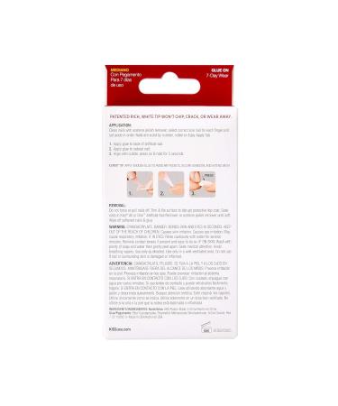 Kiss Everlasting French Nails 28 Count (2 Pack EF10) - Long-Lasting Nail Designs - Buy Online on GoSupps.com