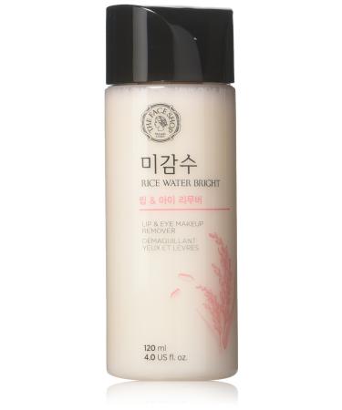 The Face Shop Rice Water Bright Lip & Eye Makeup Remover 4.0 oz (120 ml)