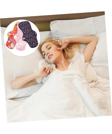 Clispeed 9-Piece Reusable Menstrual Inserts - Charcoal Bamboo Washable Period Pads in Various Colors - Buy Online on GoSupps.com