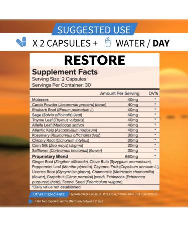 PCI Freedom Cleanse Restore by Dr. Omar Amin | Herbal Digestive Health Support Energy Boost & Immune System - 30-Day Supply 180 Veg Capsules - Buy Online on GoSupps.com