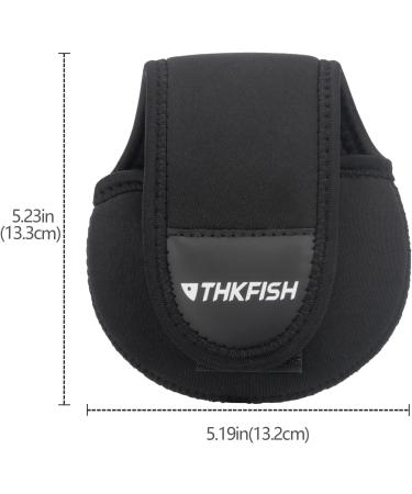 THKFISH Fishing Reel Case - Shockproof Spinning & Baitcasting Reel Cover Bag | Fits 1000-3000 Reels | 2 Pack Baitcasting Reel Covers - Buy Online on GoSupps.com