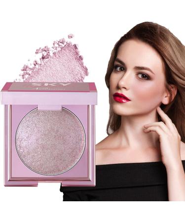 Highlighter Powder | 8g Water Resistant Eyelids Highlighting Powder - Beginner Friendly Brightening Cheekbones Body Cosmetics for Weddings Concerts Tmay #02 - Buy Online on GoSupps.com