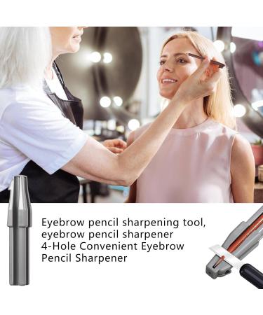 Eye Makeup Pencil Sharpener | PVC Portable Eyebrow Sharpening Tool | Multifunctional Eyebrow Pencil Sharpening | Cosmetic Sharpening Auxiliary Tool for Various Pencils - Buy Online on GoSupps.com
