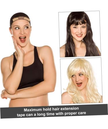 DOITOOL 1 Set double-sided tape film Headband wig wig tape double sided tape removable double sided tape arc fiber hair tape double sided hair wig glue extension belt Hair piece - Buy Online on GoSupps.com