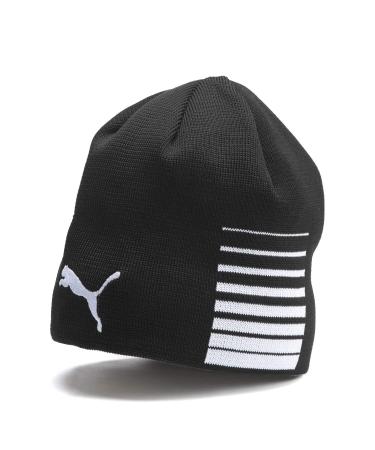 PUMA Unisex Adults LIGA Reversible Beanie Hat One Size Puma Black