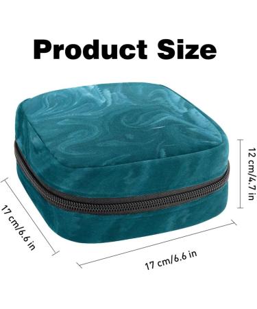 Blue Batik Ladies Napkins & Storage Bag Portable Menstrual Cup Holder for Women Teenagers & Girls - Buy Online on GoSupps.com