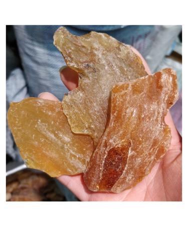 Natural Crystal Rough Natural Raw Rosin Amber Loose Gemstones Real Ambers Resin Rough Bulks Freeform Specimens Original Jewel for DIY Decoration (Size : About 500g)
