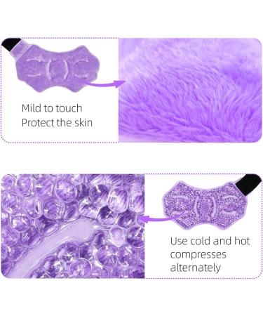 Ankle/Sport Foot Ice Therapy Wrap - Hot Cold Gel Pack with Adjustable Brace for Sprains, Plantar Fasciitis, Achilles Tendonitis - Purple - Buy Online on GoSupps.com