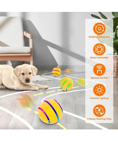 Buy Interactive Self-Strolling Dog Toy Ball | Intelligent Automatic Remote Control Wicked Ball - Perfect for Your Dog! - Buy Online on GoSupps.com