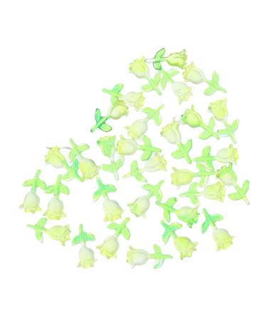 FOYTOKI Nail Art Accessories Resin Nail Tulip Charm for nail gems charms for nails 3d three-dimensional Acrylic Nail Art Flowers Nail Asssories 0.5x1x0.3cm As Shown1