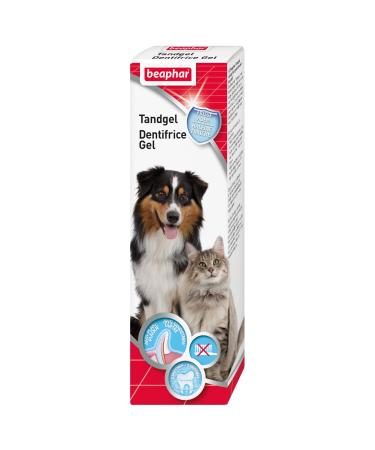 Beaphar – Toothpaste Gel for Dogs and Cats – Cleaning Teeth without Brushing or Rinsing – Fights Plaque, Tartar Formation and Bad Breath – 100 g Tube