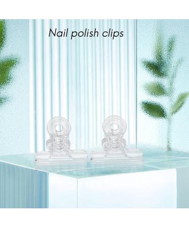 Weetack Rusian C Nail Clamps Clips Multifunctional Tool Acrylic Nails Pinchers Transparent Set of 6 - Buy Online on GoSupps.com