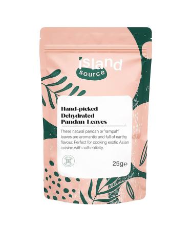 Pandan Leaves Natural Dehydrated 25g Handpicked not Pandan Leaves Dried or Dried Pandan Leaves Essential Spices for South Asian Dishes - Superior Flavour Sri Lankan Curry Spices by Island Source