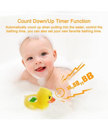 MSNUNA Baby Thermometer & Floating Duck Toy - Safe Bath Temperature Monitor - Buy Online on GoSupps.com
