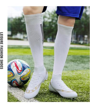 Shop Roniluu Football Boots for Men Women & Kids - Professional Unisex Football Shoes in White (EU 37) - Perfect for All Ages! - Buy Online on GoSupps.com