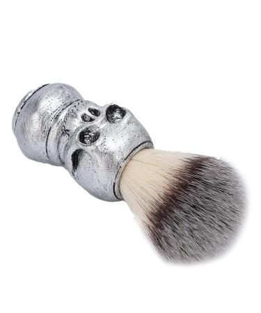 Piece Men's Shaving Brush - Skeleton Handle Beard Care Tool for Salon & Home Use (Silver) - Buy Online on GoSupps.com