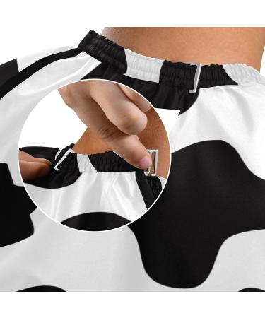 Waterproof Barber Cape - Cow & Cheetah Haircut Bib for Men & Women | Unisex Hair Cutting Cape | Perfect for Professional & Home Use - Buy Online on GoSupps.com