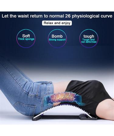 Back Support Massager & Lumbar Stretching Device for Pain Relief - International Shipping - Buy Online on GoSupps.com