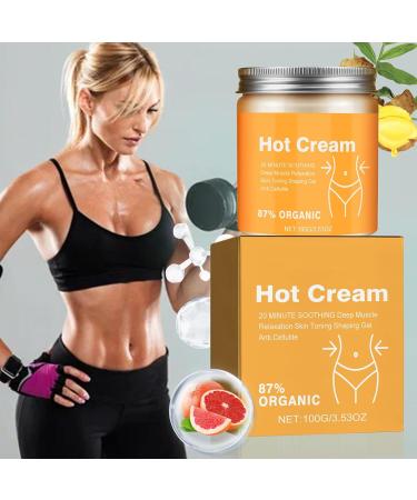 Cr me pour la graisse du ventre | Cr me de massage pour le corps 100 g Lotion hydratante raffermissante pour hommes femmes muscles paules cuisses fesses cou dos - Buy Online on GoSupps.com