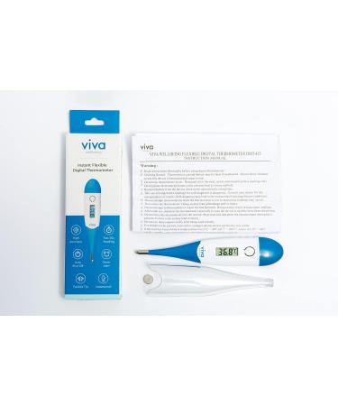 Viva Wellbeing Instant Digital Thermometer - Accurate & Flexible - Buy Online on GoSupps.com