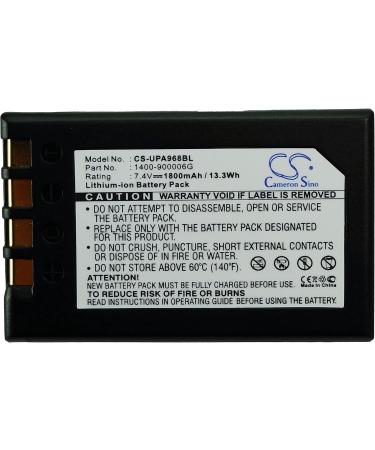 SPANN Battery Replacement for Unitech PA968II | 7.4V | Part No: 1400-900006G | International Shipping - Buy Online on GoSupps.com