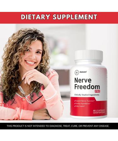 Nerve Freedom Pro | Nerve Healthy Support Advanced Formula | Capsules for Women & Men - 120 Capsules - Buy Online on GoSupps.com