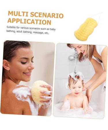 Beaupretty Bath Sponge Portable Shower Tool Household Body Scrubber Comfortable Shower Tool Shower Sponge Wear-Resistant Back Sponge Portable Body Scrubber Home Bathing Sponge Bath Supply - Buy Online on GoSupps.com