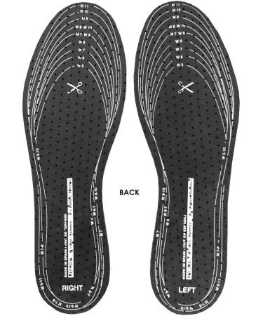 Odour Away Insole 2PK - Trimmable Black Shoe Care by Moneysworth and Best | International Shipping Available - Buy Online on GoSupps.com