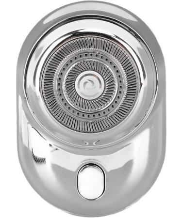 Electric Beard Trimmer Portable Stainless Steel Blades 300mAh Washable Electric Beard Trimmer for Travel (Silver) - Buy Online on GoSupps.com