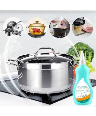 Gel Cleaner for Cookware Bottom Bottom of The Pot Black Scale Cleaner Kitchen Metal Polishing Cleaner Cookware Blackening Agent Burnt Iron Pot Bottom Polishing Kitchen Cleaner (3PC) - Buy Online on GoSupps.com
