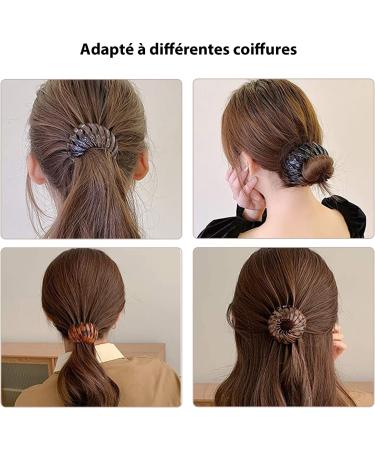 ChouchouClip 3 Pieces Bird Nest Shaped Hair Pins Hair Scrunchie Curl Holder Extendable Hair Clips for Women Girls Non-Slip Clips Vintage Hair Accessories - Buy Online on GoSupps.com