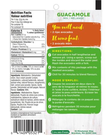 Concord Foods Guacamole Mix 31.4gm - Buy Online on GoSupps.com