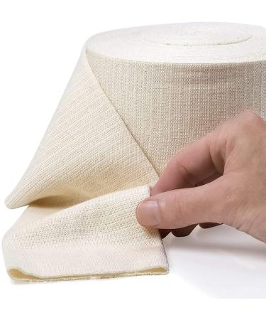 comfortmedi Comfort Elastic Tubular Support Bandage Size : (F) 10 cm x 5 mtr - for Large Knee Support Bandage -Medium to Large Thigh Natural Color.