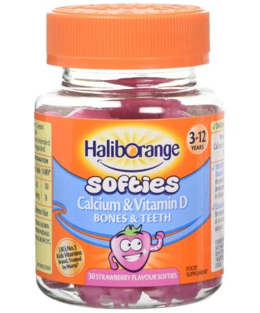 Haliborange Kids Calcium and Vitamin D softies 30 30 Count (Pack of 1)