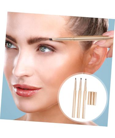 PLAFOPE 3pcs double ended eyebrow pencil brown brow pencil Brow Pencil Brown Waterproof Eyebrow Pencil Rose - Buy Online on GoSupps.com