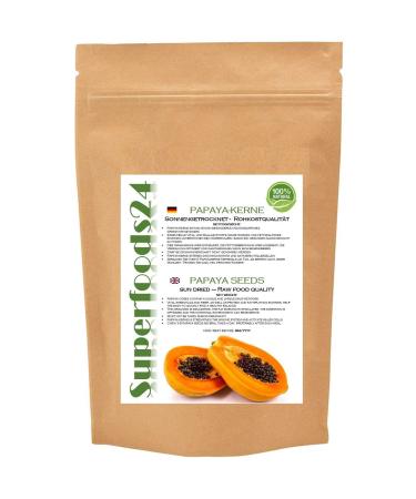 50g NATURAL PAPAYA NUTS - SUN DRIED (UNDER 30 C) RAW FOOD QUALITY