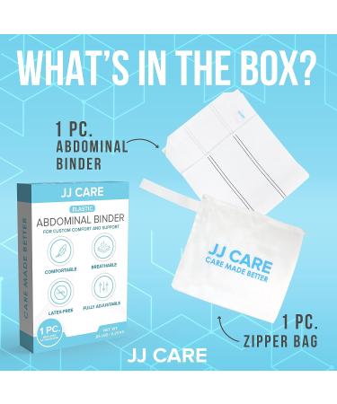 JJ CARE Abdominal Binder - Breathable C-Section Belly Binder (30-45 inches waist) - Buy Online on GoSupps.com