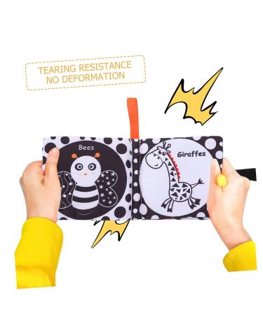 Toyandona 2-St Fabric Book - Interactive Early Education Toy for Children & Toddlers | Perception Training & Play - Buy Online on GoSupps.com