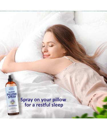 Calming Pillow Spray 8 floz - Pure Cedarwood & Lavender Essential Oils - Sleep Spray for Pillows & Bedding by Nexon Botanics - Buy Online on GoSupps.com