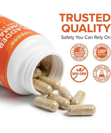 Happee Bladder Control Supplement for Women & Men - Pumpkin Seed Extract Soy Germ Saw Palmetto & Cranberry Blend - Bladder Support for Urinary Frequency Leaks & Urgency - 60 Capsules 60 Count (Pack of 1) - Buy Online on GoSupps.com