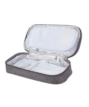 Insulin Cooler Bag Insulin Pen Cooler 1pc Insulin Cooler Box Portable Bag Ice Bag Cooler Box Blue Cloth Outdoor Protective Case Cooler Bag Portable Cooler Insulin Cool Pouch Blue 21X4.5X10cm